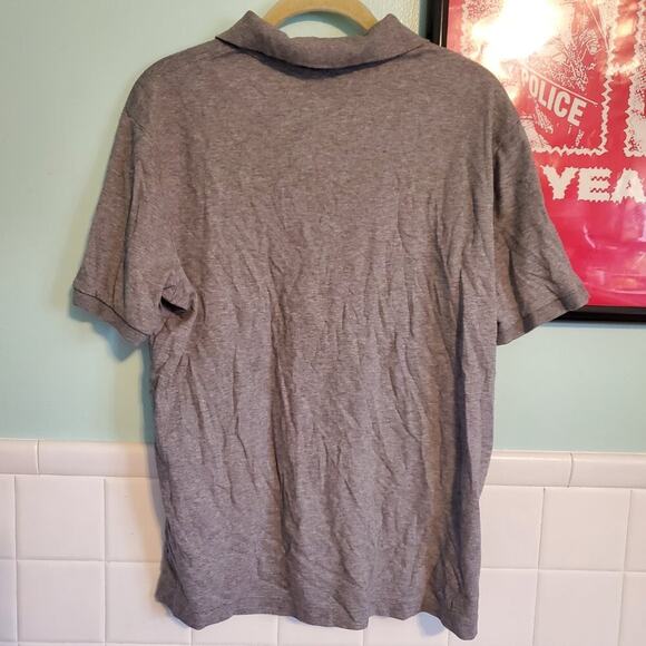 Polo Ralph Lauren Classic Fit Gray Polo Shirt Men's Size Medium 100% Cotton - Picture 8 of 10